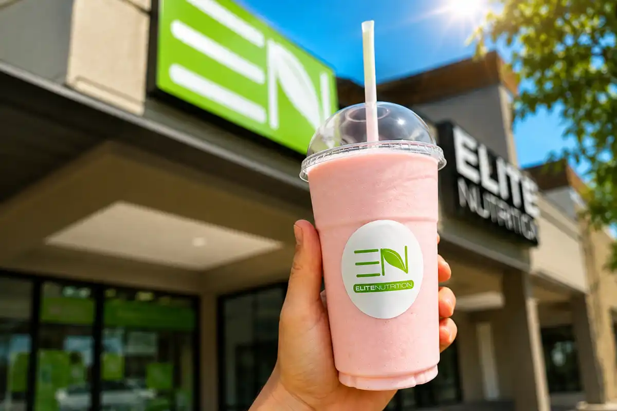Smoothie from the Elite Nutrition Smoothie Bar