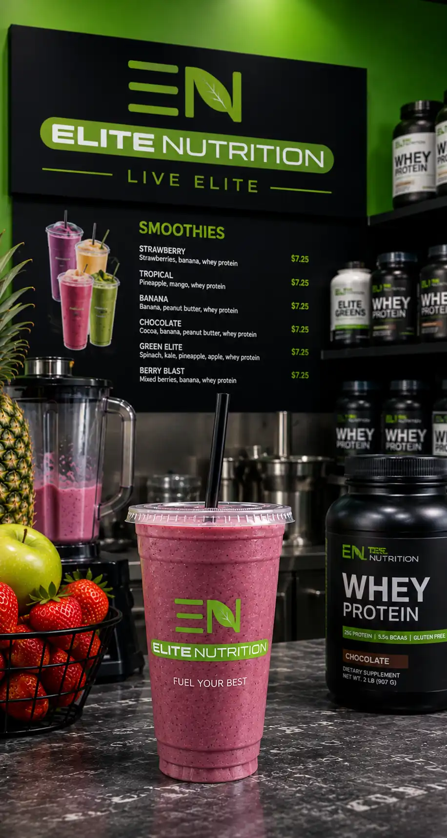 Healthy Fuel and Snacks at Elite Nutrition