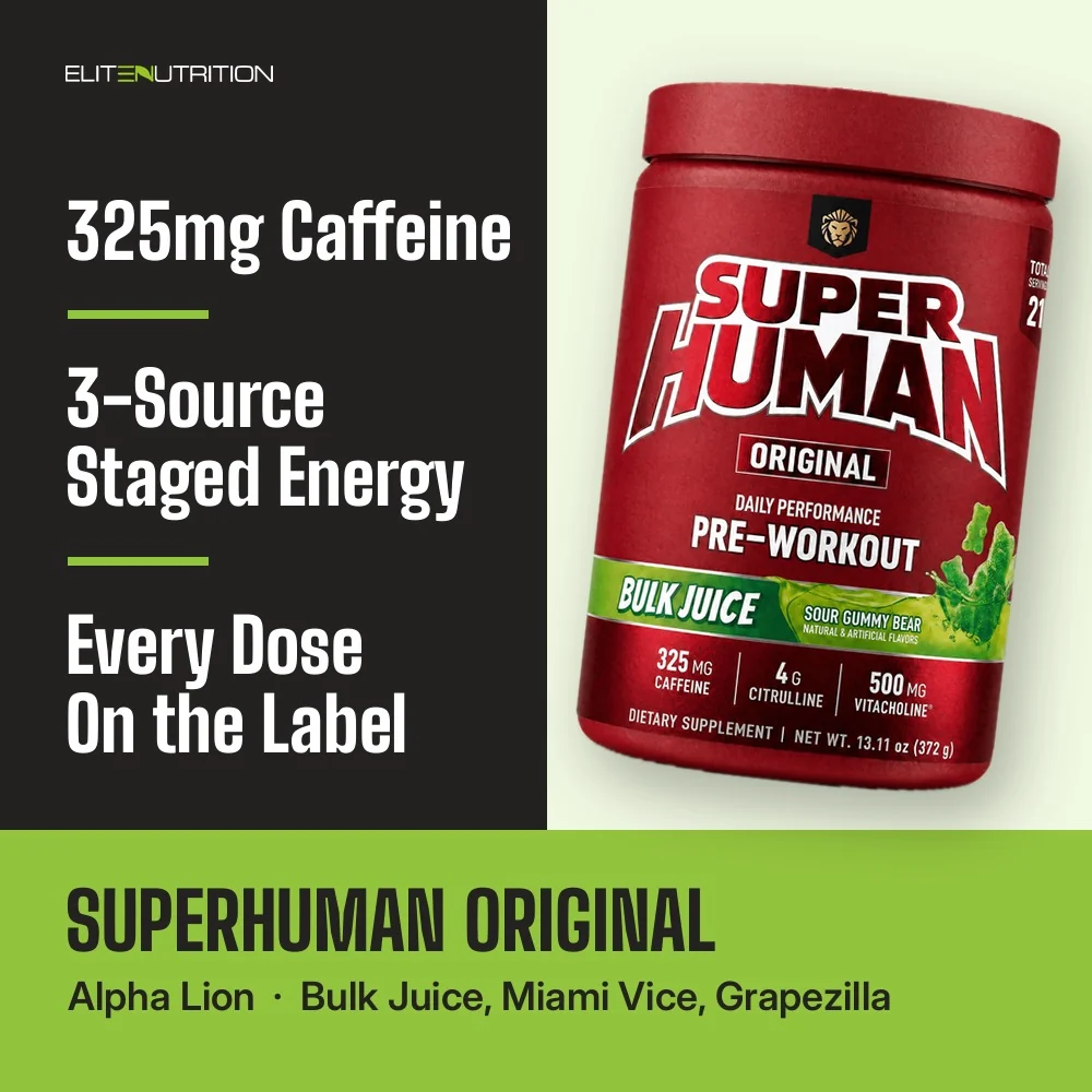 Alpha Lion SuperHuman Original Pre-Workout highlights