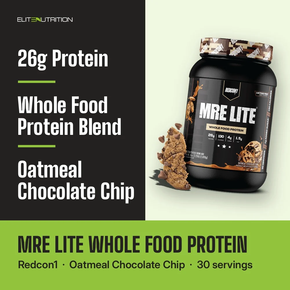 Redcon1 MRE Lite Whole Food Protein highlights