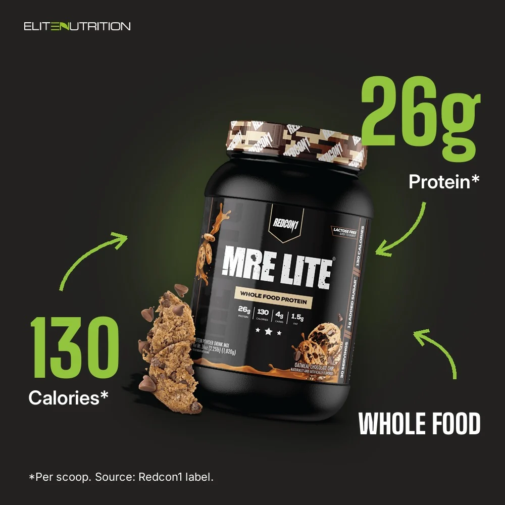 Redcon1 MRE Lite Whole Food Protein: 26g Protein*, 130 Calories*