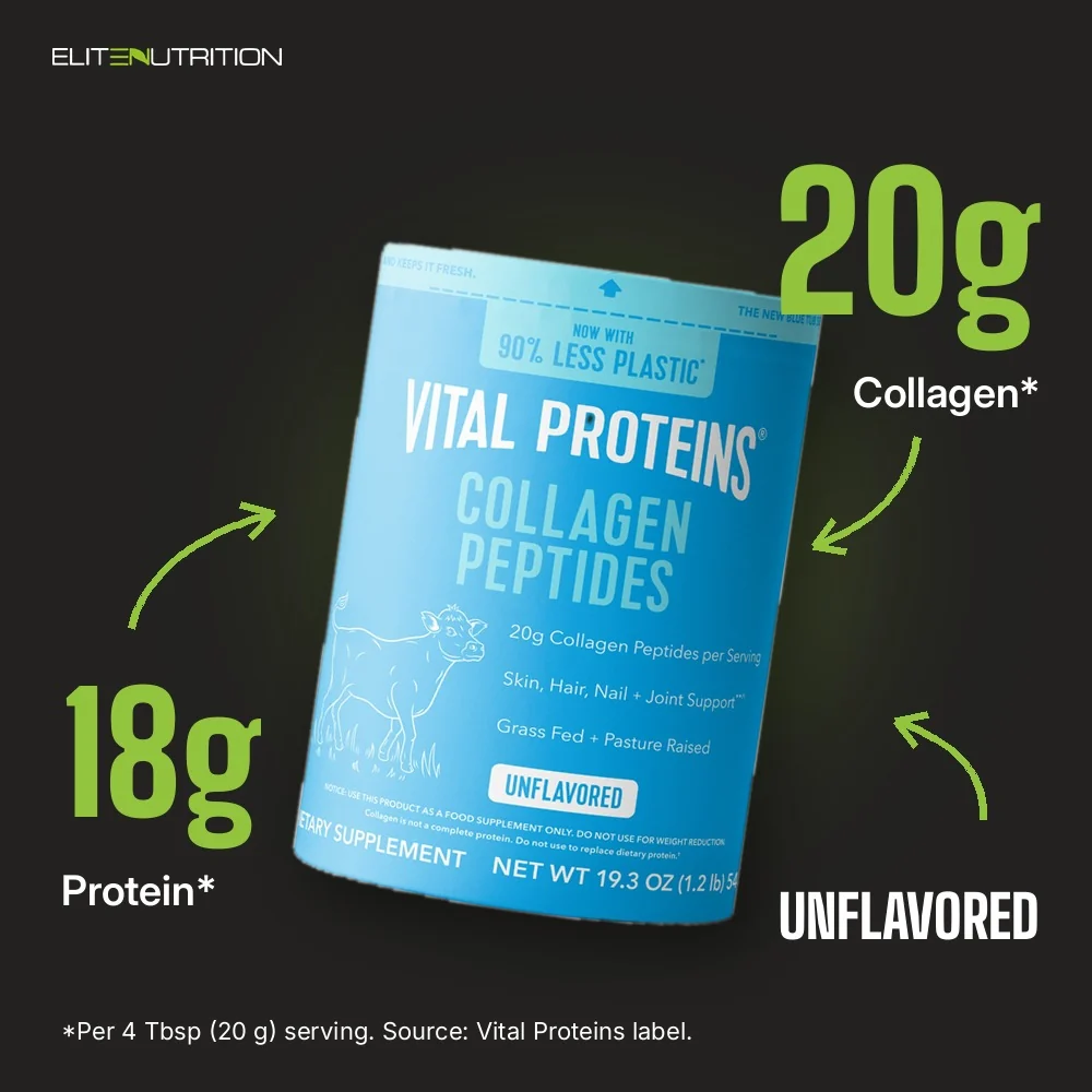 Vital Proteins Collagen Peptides: 20g Collagen*, 18g Protein*