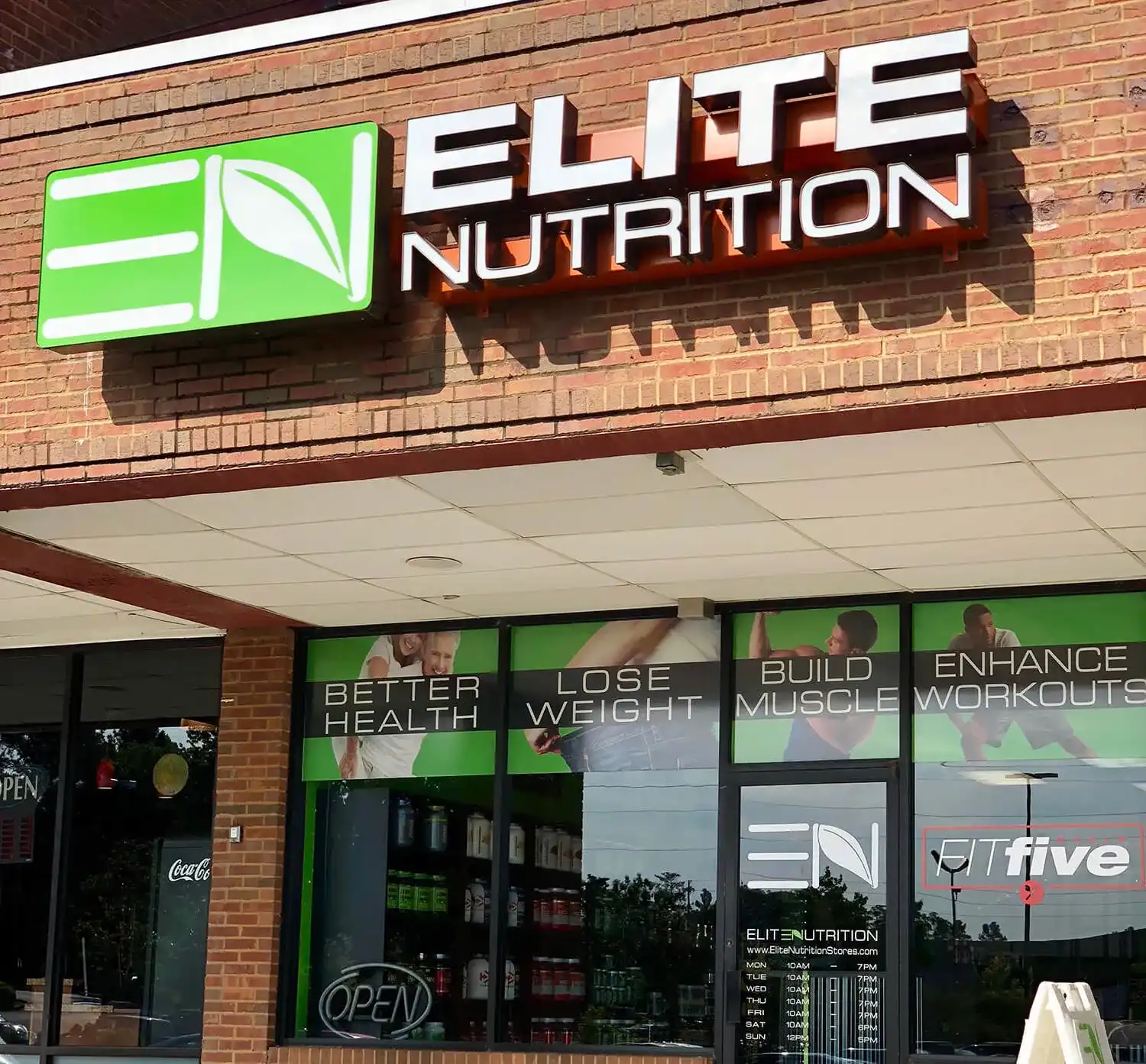 Elite Nutrition Hoover storefront