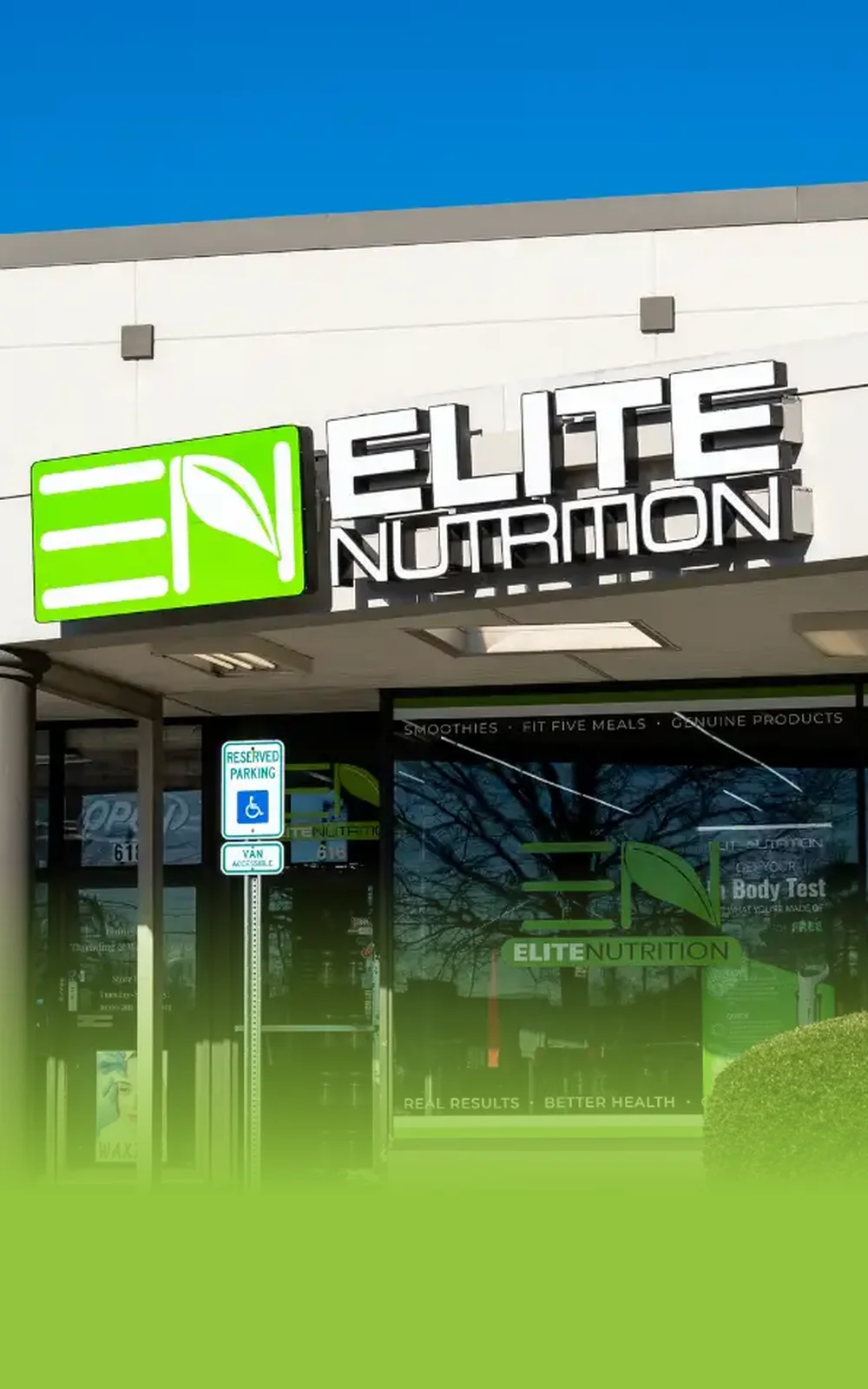 Elite Nutrition storefront in Vestavia Hills